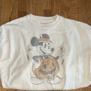 American Eagle Outfitters White Halloween Sweatshirt